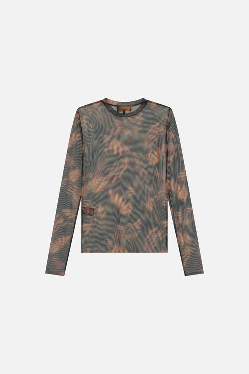 BUTTERFLY MESH T-SHIRT WOMEN