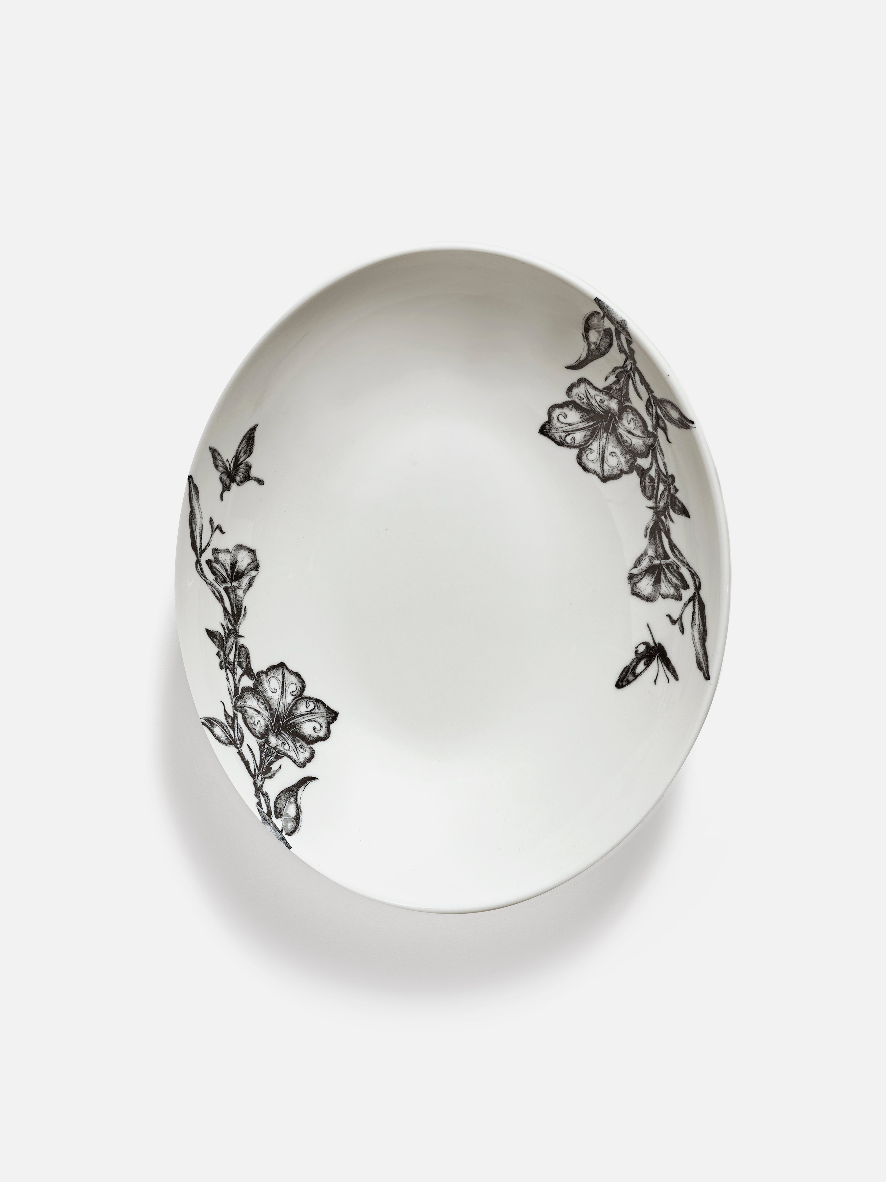 SERAX LARGE OVAL BOWL MAGICAL BLOSSOM